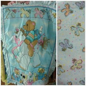 Handmade crib quilt